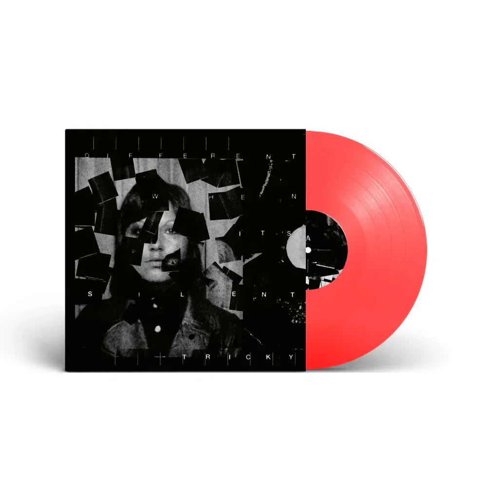 TRICKY 'DIFFERENT WHEN IT'S SILENT' LP - RED TRANSPARENT