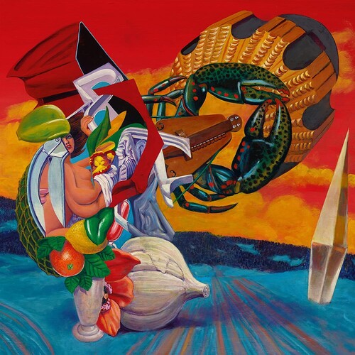 THE MARS VOLTA 'OCTAHEDRON' LP - RED/CURACAO