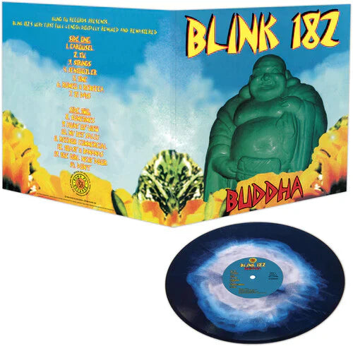 BLINK-182 'BUDDHA' LP BLUE HAZE