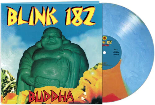 BLINK-182 'BUDDHA' LP - BLUE/RED/YELLOW STRIPE