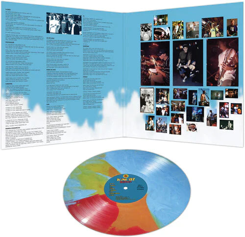 BLINK-182 'BUDDHA' LP - BLUE/RED/YELLOW STRIPE