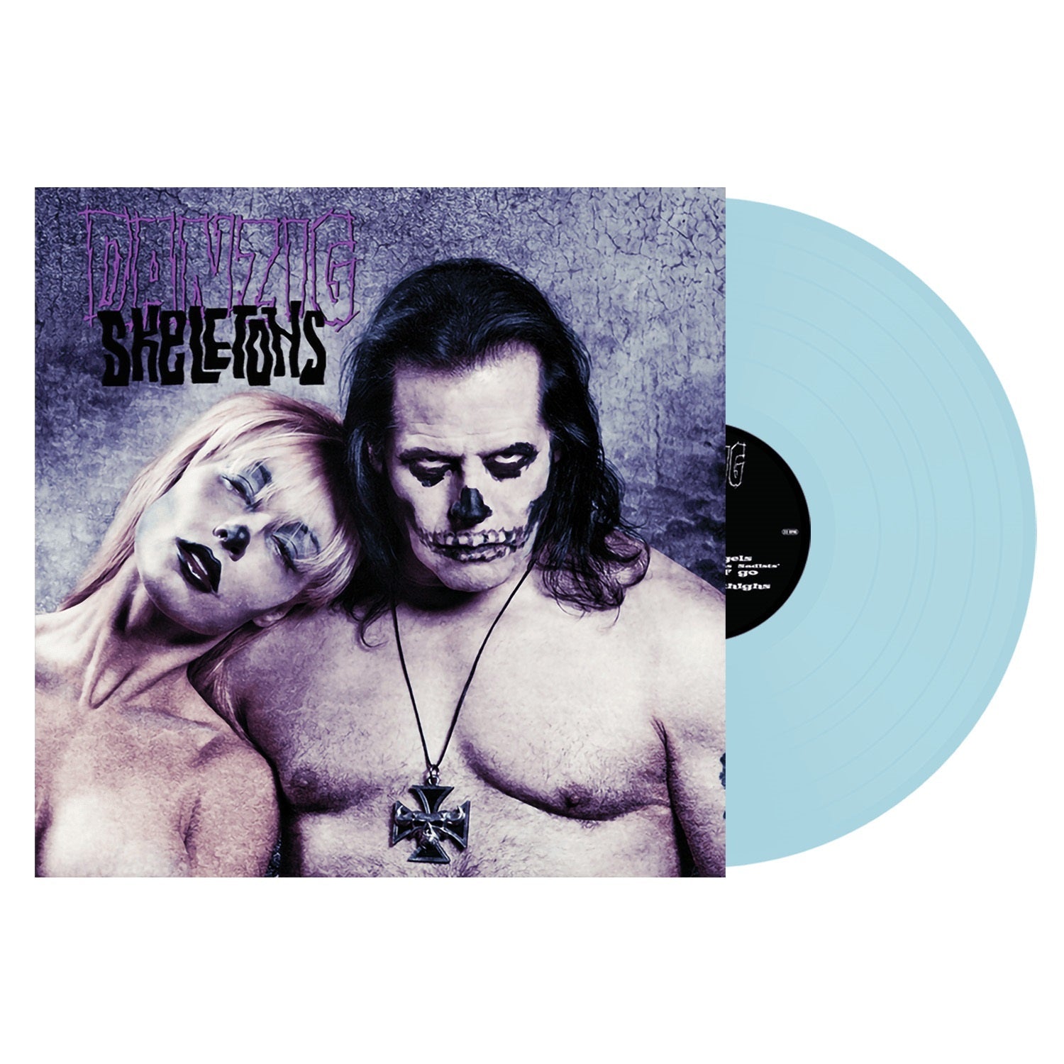 DANZIG  'SKELETONS' LP - EXCLUSIVE - LTD. 300 - BABY BLUE