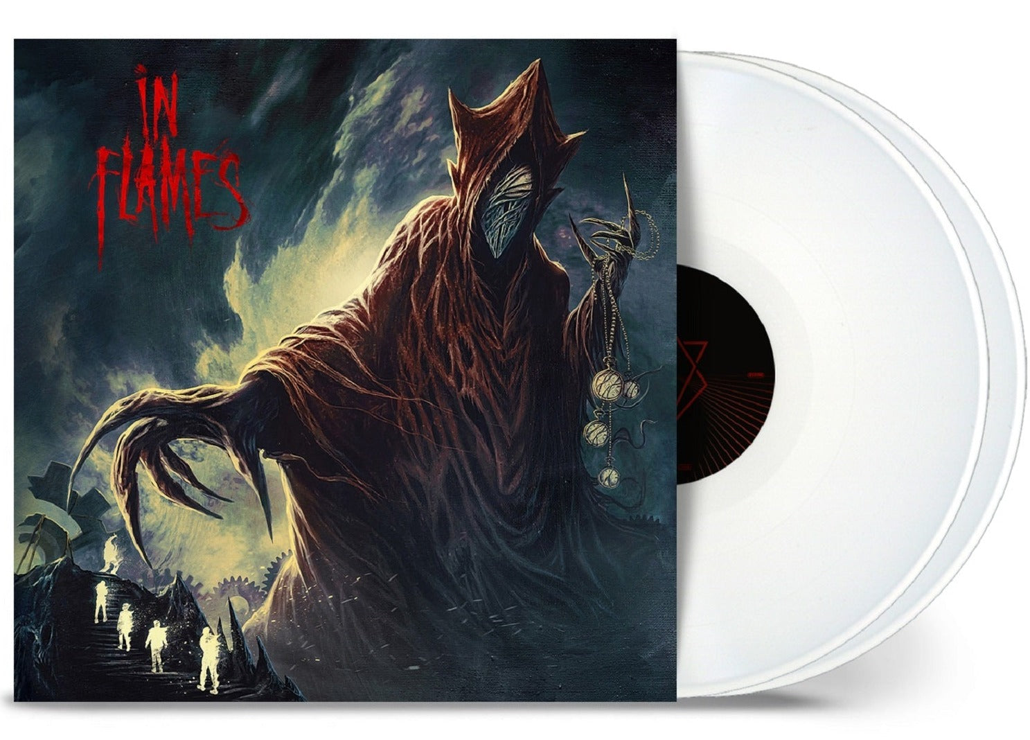 IN FLAMES ‘FOREGONE’ 2LP - LTD. - WHITE + REVOLVER WINTER 2022 ISSUE