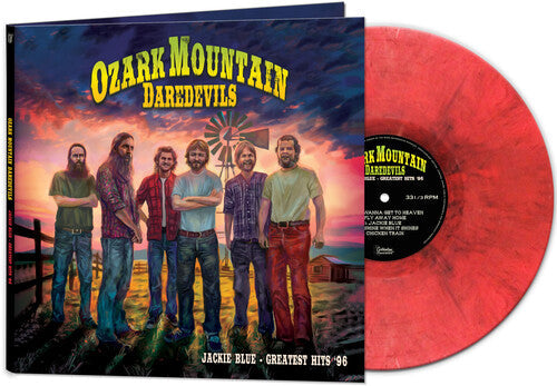 OZARK MOUNTAIN DAREDEVILS 'JACKIE BLUE - GREATEST HITS '96' LP - RED/MARBLE