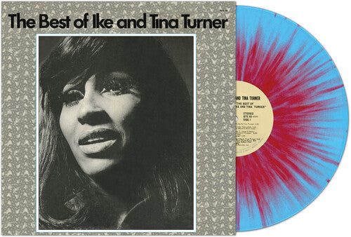 IKE & TINA TURNER 'BEST OF' LP - RED/BLUE/SPLATTER