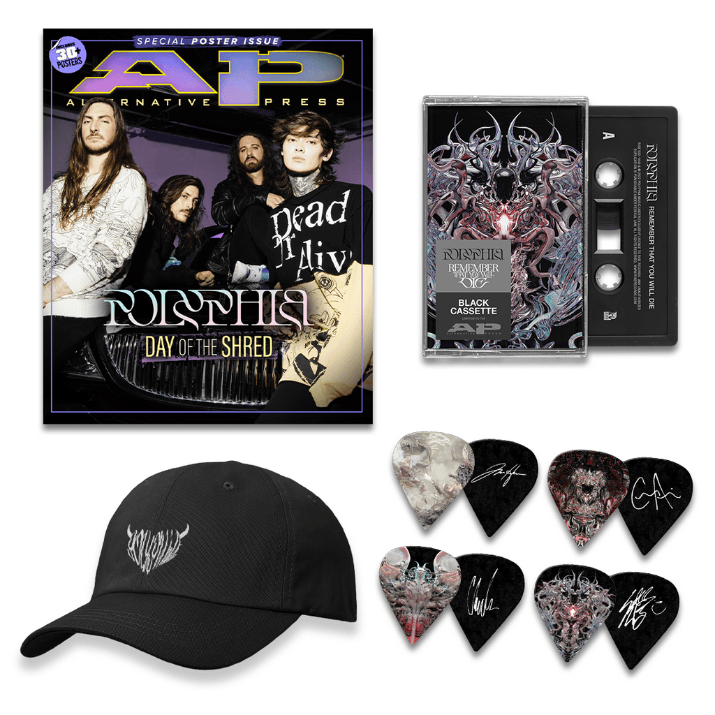 AP x Polyphia: 'Remember That You Will Die' Limited Edition Cassette, Dad Hat & Guitar Picks Bundle New Gen Magazine Alternative Press 