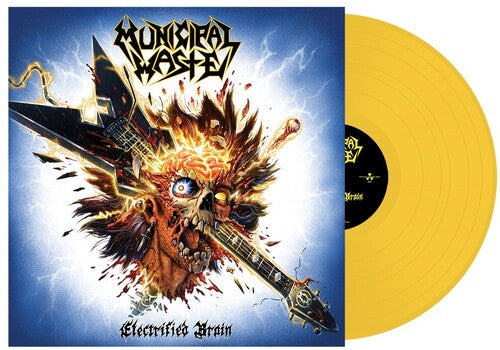 MUNICIPAL WASTE 'ELECTRIFIED BRAIN' LP - YELLOW