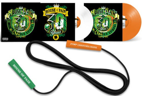 HOUSE OF PAIN 'HOUSE OF PAIN (FINE MALT LYRICS)' 2LP 30TH ANNIVERSARY DELUXE EDITION - ORANGE/WHITE + JUMP ROPE