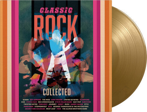VARIOUS ARTISTS 'CLASSIC ROCK COLLECTED' 2LP - GOLD