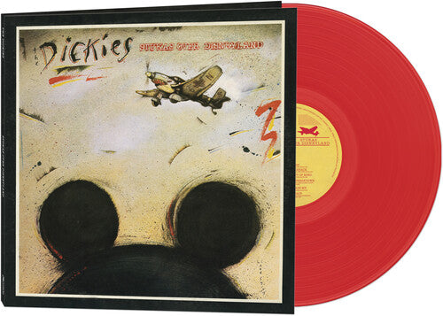 THE DICKIES 'STUKAS OVER DISNEYLAND' LP - RED