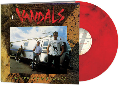 THE VANDALS 'SLIPPERY WHEN ILL' LP - RED MARBLE