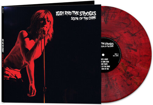 IGGY & STOOGES 'SCENE OF THE CRIME' LP - RED MARBLE