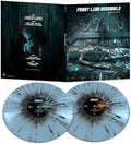 FRONT LINE ASSEMBLY 'NERVE WAR' 2LP BLUE/BLACK SPLATTER