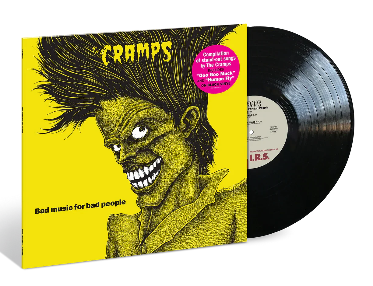 THE CRAMPS 'BAD MUSIC FOR BAD PEOPLE' LP