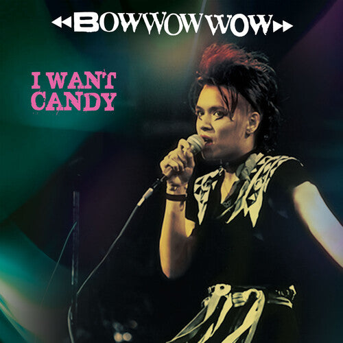 BOW WOW WOW 'I WANT CANDY' LP - PINK/BLACK STRIPE