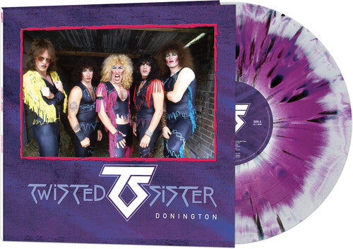 TWISTED SISTER 'DONINGTON' LP - PURPLE/BLACK/WHITE SPLATTER
