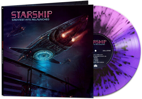 STARSHIP 'GREATEST HITS RELAUNCHED' LP - SPLIT COLOR/SPLATTER