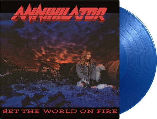 ANNIHILATOR 'SET THE WORLD ON FIRE' LP - LTD. - BLUE ( Import)