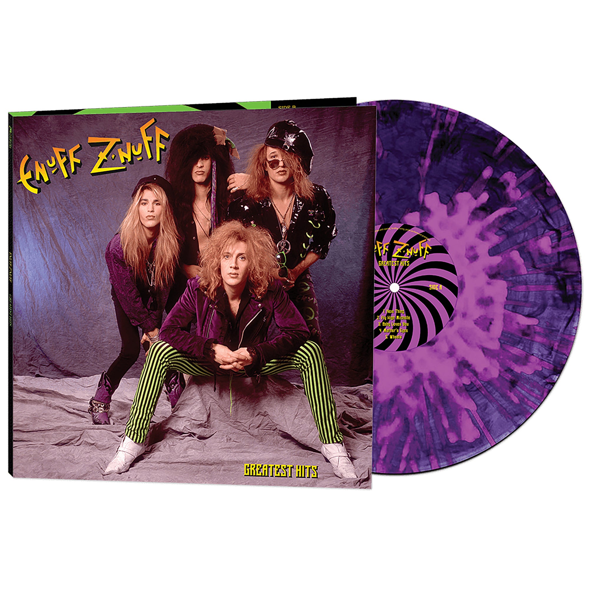 ENUFF Z'NUFF 'GREATEST HITS' LP (Purple Splatter Vinyl)