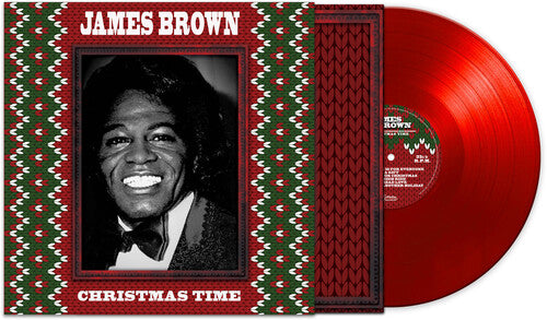 JAMES BROWN 'CHRISTMAS TIME' LP - RED