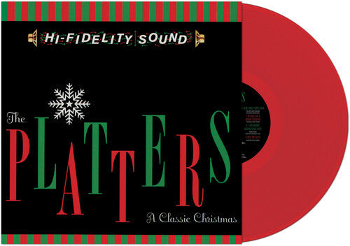 THE PLATTERS 'CLASSIC CHRISTMAS' LP - RED