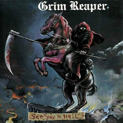 GRIM REAPER 'SEE YOU IN HELL' LP - IMPORT - GREY