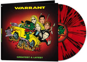 WARRANT 'GREATEST & LATEST' LP - RED/BLACK/SPLATTER