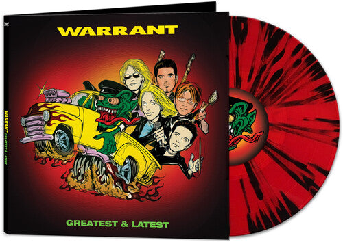 WARRANT 'GREATEST & LATEST' LP - RED/BLACK/SPLATTER