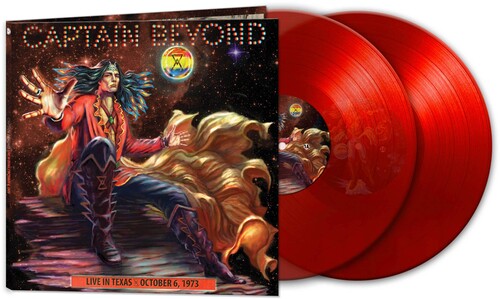 CAPTAIN BEYOND 'LIVE IN TEXAS - OCTOBER 6, 1973' 2LP - RED
