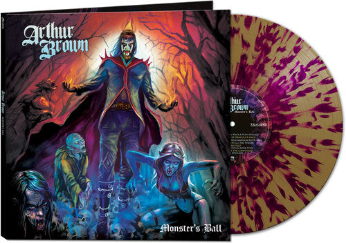 ARTHUR BROWN 'MONSTER'S BALL' LP - GOLD/PURPLE/SPLATTER