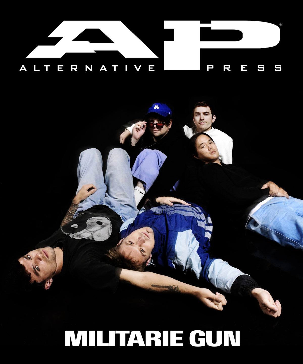 ALTERNATIVE PRESS WINTER 2023 ISSUE FEATURING MILITARIE GUN + 'MILITARE GUN' 7" - EXCLUSIVE - LTD. 500 - BLUE TRANSPARENT