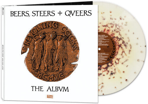 REVOLTING COCKS 'BEERS STEERS & QUEERS' LP - BRONZE/WHITE/SPLATTER