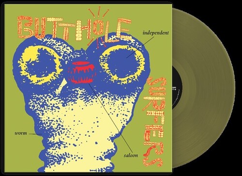 BUTTHOLE SURFERS 'INDEPENDENT WORM SALOON' LP - SWAMP GREEN