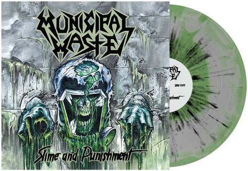 MUNICIPAL WASTE 'SLIME & PUNISHMENT' LP - GRAY/MINT/BLACK