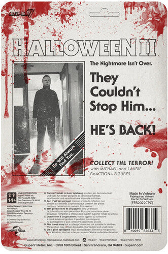 HALLOWEEN II MICHAEL MYERS (BLOOD SPLATTER) REACTION FIGURE WAVE 1