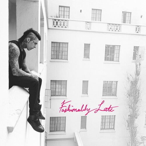 FALLING IN REVERSE 'FASHIONABLY LATE' 10TH ANNIVERSARY LP - CLEAR PINK SPLATTER