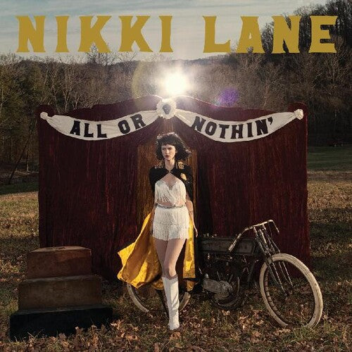 NIKKI LANE 'ALL OR NOTHIN' LP - METALLIC SILVER/YELLOW/SWIRL