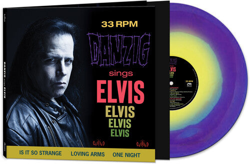 DANZIG 'SINGS ELVIS' LP - PURPLE/YELLOW HAZE
