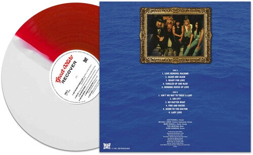 GREAT WHITE 'RECOVER' LP - RED/WHITE/SPLATTER