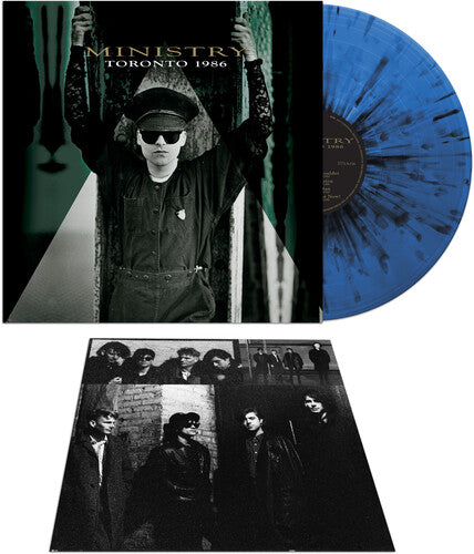 MINISTRY 'TORONTO 1986' LP - LTD. - BLUE/BLACK SPLATTER