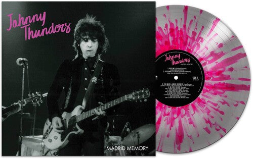 JOHNNY THUNDERS 'MADRID MEMORY' LP - LTD. SILVER/PINK SPLATTER