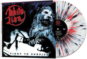 WHITE LION 'FIGHT TO SURVIVE' 2LP - LTD. - WHITE/BLACK/RED/SPLATTER