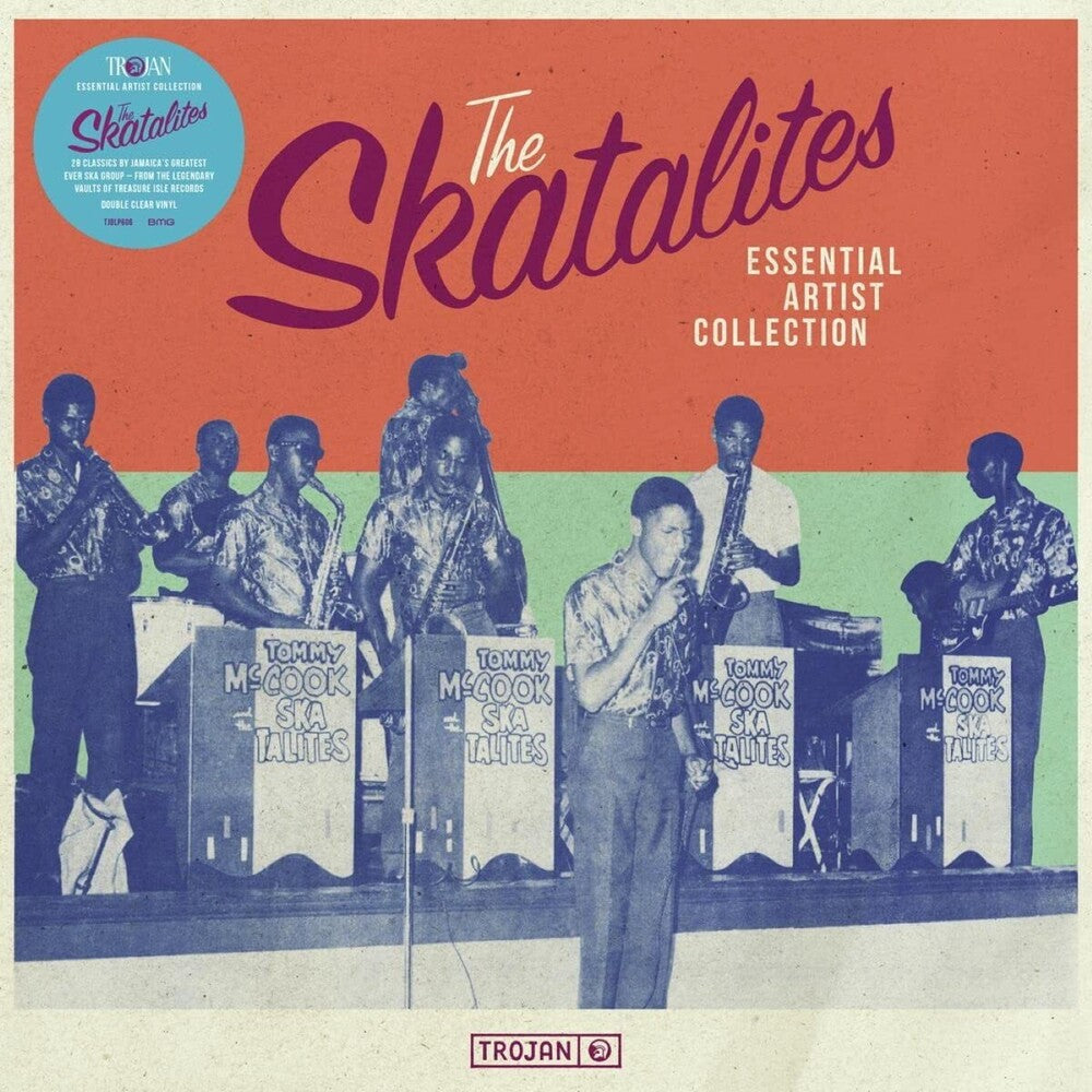 THE SKATALITES 'ESSENTIAL ARTIST COLLECTION - THE SKATALITES' 2LP - CLEAR TRANSPARENT
