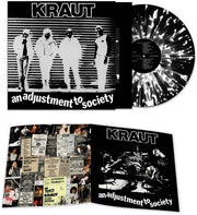 KRAUT 'AN ADJUSTMENT TO SOCIETY' LP - BLACK/WHITE/SPLATTER