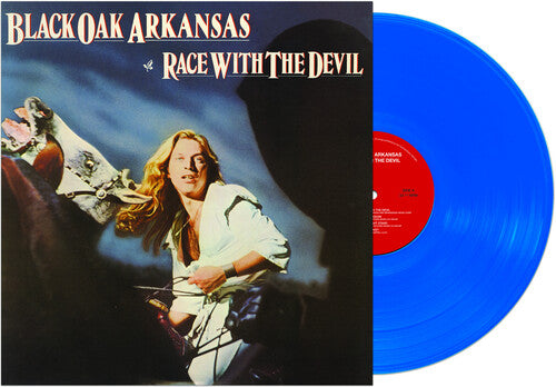 BLACK OAK ARKANSAS 'RACE WITH THE DEVIL' LP - BLUE