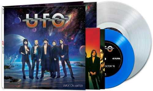 UFO 'WALK ON WATER 'LP + 7" - CLEAR/BLUE