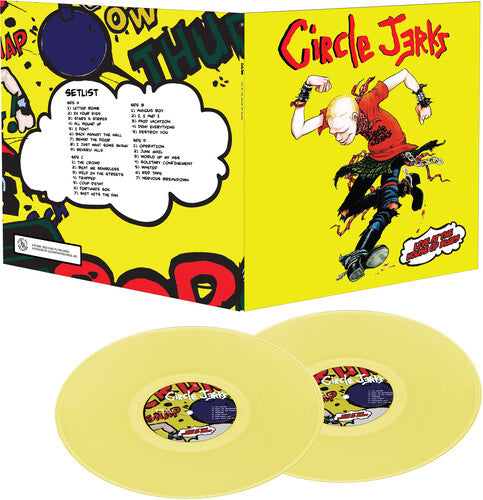 CIRCLE JERKS 'LIVE AT THE HOUSE OF BLUES' 2LP - YELLOW
