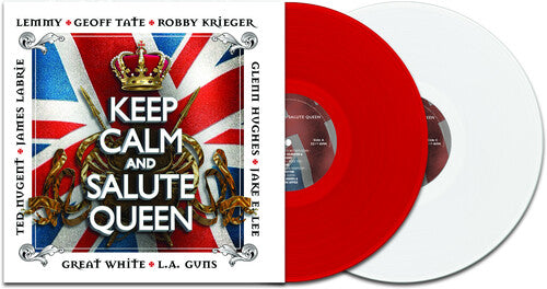 VARIOUS ARTISTS 'KEEP CALM & SALUTE QUEEN' 2LP - RED/WHITE
