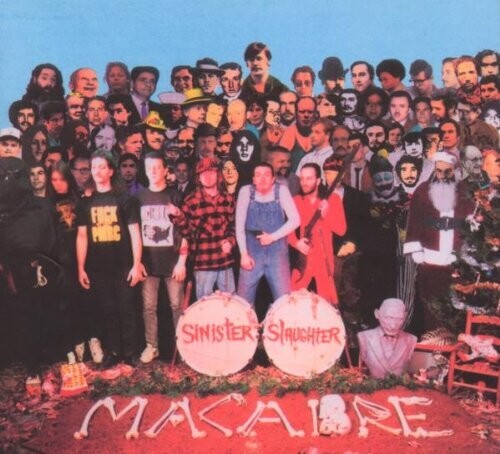 MACABRE 'SINISTER SLAUGHTER' CASSETTE - RED