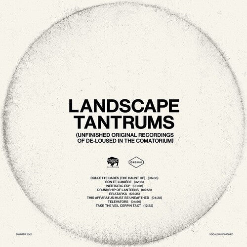 THE MARS VOLTA 'LANDSCAPE TANTRUMS - UNFINISHED ORIGINAL RECORDINGS OF DE-LOUSED IN THE COMATORIUM' LP